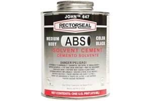 Rectorseal 55938 1/4 Pint 647L Low Voc Abs Solvent Cement, 24 Cans