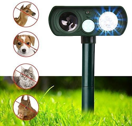 Uokoo Répulsif Pour Chiens Dextérieur à énergie Solaire Et