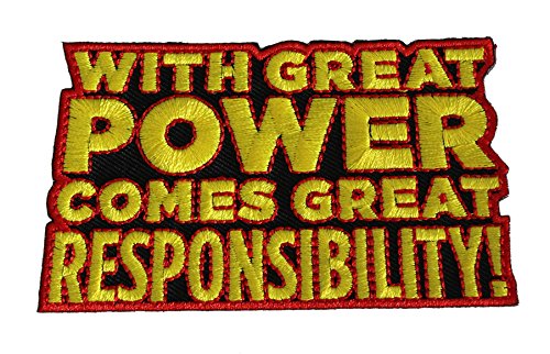 Application Spiderman Classic Great Responsibility Patch