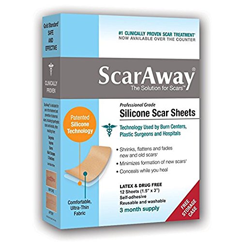 Scaraway professional grade silicone scar treatment she…