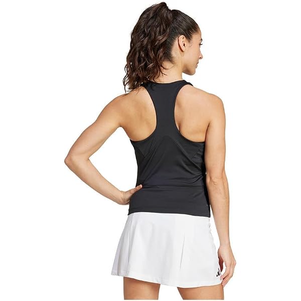 Amazon.com: Adidas Women's Tennis Y-Tank, Black, X-Small