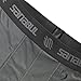 Sanabul Essential Compression Tights Men No Gi Jiu Jitsu Spats - Steel Grey, X-Large