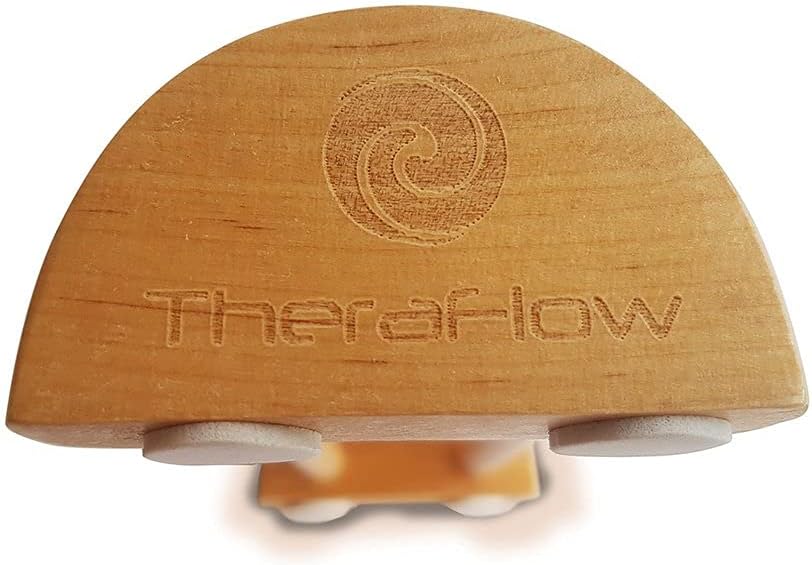TheraFlow Deep Tissue Foot Massager Roller (Dual Foot). Plantar Fasciitis & Pain Relief. Shiatsu & Acupressure Reflexology Tool, Myofascial Release, Trigger Point Acupuncture. Stress Relief Relaxation: Health & Personal Care