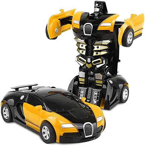 Transformers Toys, XHAIZ Vehicle Toy for Boys, Bumblebee (001 Light Yellow)