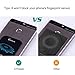 Type C Wireless Charging Receiver, CHGeek USB-C Qi Receiver Module Wireless Charger for Pixel 5'' LG G5 V20 ZTE Axon 7 Nexus 6P 5X HTC 10 Oneplus 3 2 Huawei P9(NOT block fingerprint sensor)