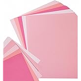30 Sheets 8.5x11 Color Tones Cardstock Paper 250GSM Thick Paper Cards for Birthday Party, Invitations and DIY Crafts Decoration (Pink)