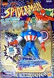 Spider-Man Electro Spark Captain America Figure