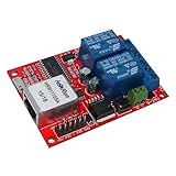 TOOGOO(R) LAN Ethernet 2-way Relay Board Delay Switch TCP/UDP Controller Module WEB server
