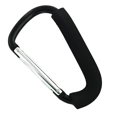 Electomania Metal Carabiner D Shape Hook Baby Stroller Hook Shopping Hook Accessories Pram