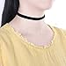 Jstyle 4PCS Velvet Black Choker Necklaces for Women Girls Gothic Tattoo Choker Simple Fashion Chain