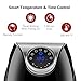 TaoTronics Air Fryer, 4.2 QT, 7 Cooking Presets, LED Touch Screen Kitchen Cooker, Air Oven With Detachable Basket & Cookbook, Nonstick Coatings, Dishwasher Safe