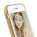 ZVE Case for Apple iPhone 6s Plus and iPhone 6 Plus, 5.5 inch, Slim Leather Wallet Case with Credit Card Holder Slot Pocket Protective Case Cover for Apple iPhone 6 Plus / 6s Plus - Gold