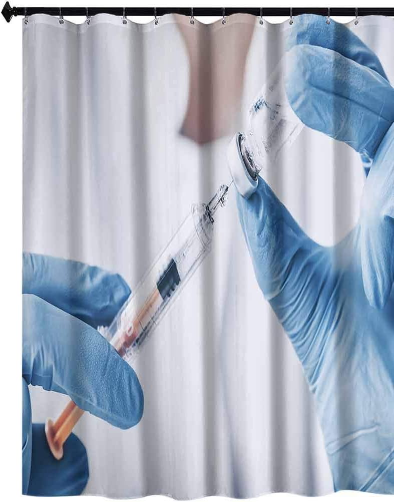 Aishare Store Textured Fabric Shower Curtains, injecting