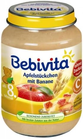 Bebivita ApfelstÃ¼ckchen mit Banane und Vollkorn 190 g