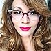 WebDeals - Cateye or High Pointed Eyeglasses or Sunglasses Vintage Inspired Fashion (Purple Fade Frame Clear)…