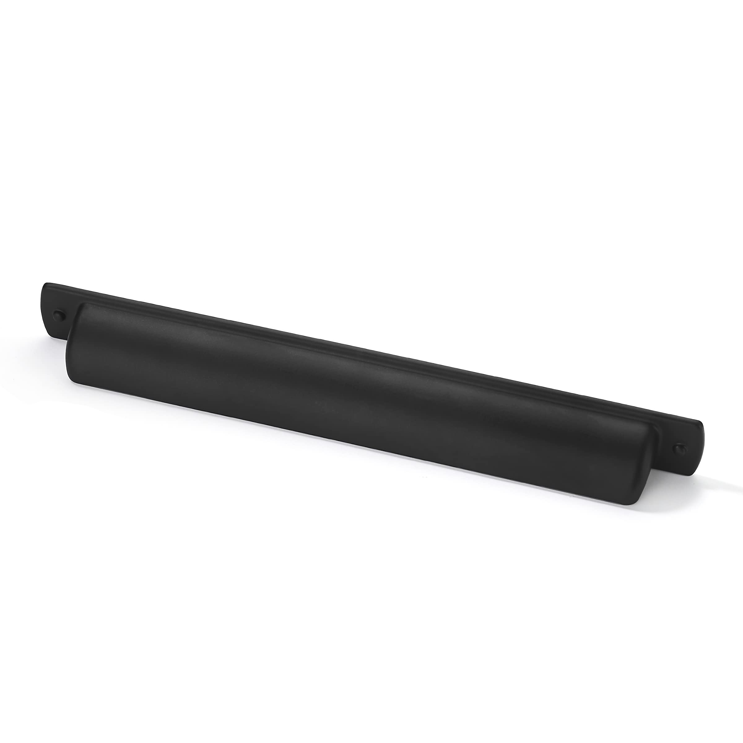Photo 1 of khtumeware 10 Pack 5" Drawer Pulls Matte Black Drawer Cup Pulls Kitchen Cabinet Hardware for Cabinets Cupboard Handles Drawer Pulls