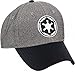 Star Wars Imperial Logo Gray Black Flex Cap Hat
