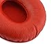 Geekria QuickFit Replacement Ear Pads for Beats SoloHD On-Ear Headphones, Ear Cushions, Repair Parts (Red)