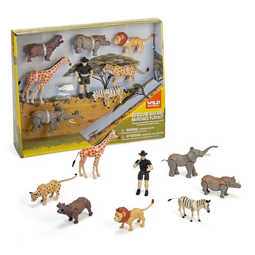 Wild Republic Moveable Safari Action Playset - 11"