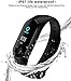 FOJUY Color Screen M3 Smartwatch for Men & Women Waterproof Sports Watch Smart Wristband with Heart Rate Blood Pressure Monitor Fitness Activity Tracker for Running Compatible