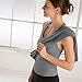 Gradient Fitness Yoga Towel for Yoga Mat, Non Slip Mat Cover for Hot Yoga, Washable Microfiber, Grey