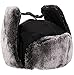 Unisex Hunting Hat Faux Fur Trooper Hat with Windproof Mask, Black