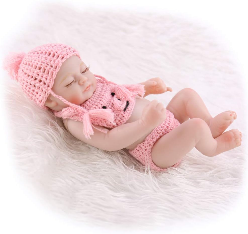 Prezzo ZBYY Reborn Baby Doll Femmine Occhi Chiusi Bambino Bambola Vinile Siliconico Realistica Giocattolo Ragazza 26 Cm 10 Pollici Offerte