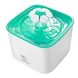 Pet Fountain, Cat Dog Water Dispenser with Pump, Healthy and Hygienic Drinking Cat Fountain Flower 2L Super Quiet Automatic Electric Water Bowl