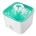 Pet Fountain, Cat Dog Water Dispenser with Pump, Healthy and Hygienic Drinking Cat Fountain Flower 2L Super Quiet Automatic Electric Water Bowl