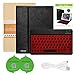 HOTLIFE 9.7 Keyboard Case for 2018 (6th Gen) - Pro 2017 (5th Gen) - Air 2&1-, 7 Color Backlit Keyboard Wireless Bluetooth, Shockproof TPU Back Cover Magnetic Leather