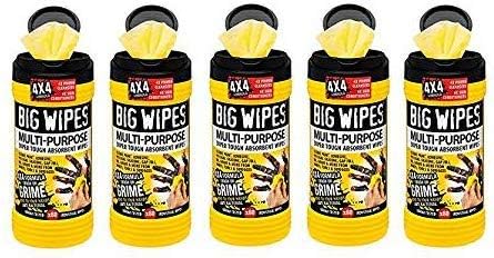 Big Wipes 2410 4 x 4-inch Multi-Purpose Cleaning Wipes (Pack of 80) (Fivе Расk)