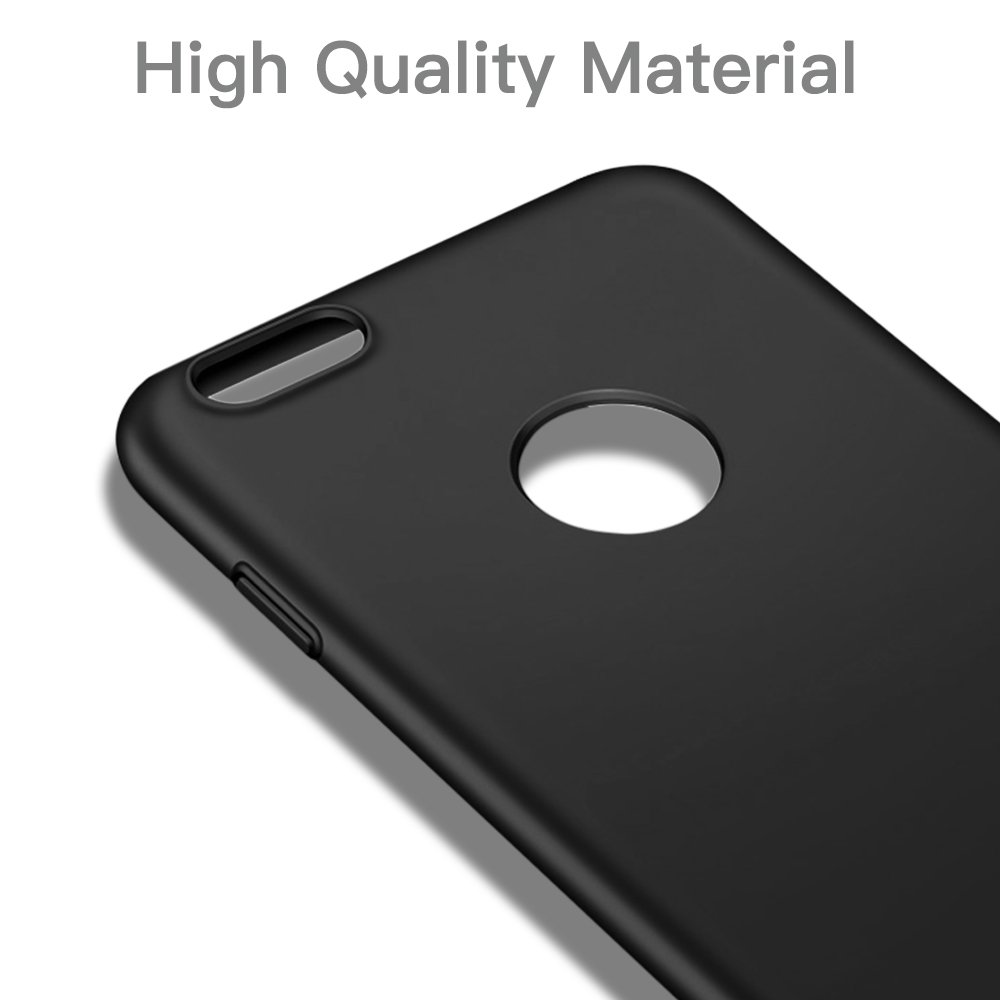 Hülle für iPhone 6 6S, Senisttech iPhone 6S 6 Ultra Slim Schutzhülle ,Anti-Scratch Shockproof und Schutz vor Fingerabdruck, Staub Handyhülle Case für iPhone 6/6S 4.7 Zoll (Schwarz)
