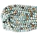 Qiwan Natural Gemstone Round Loose Beads, DIY Jewelry Making 1 Strand 15