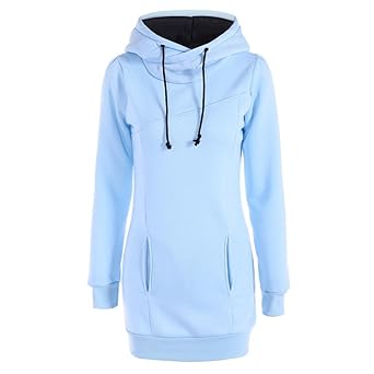 Amlaiworld Sweatshirts Winter Herbst Bunt Rollkragen M?ntel Damen Komfortabel Gestreift Kapuzenpullis Locker Sport Sweatshirt