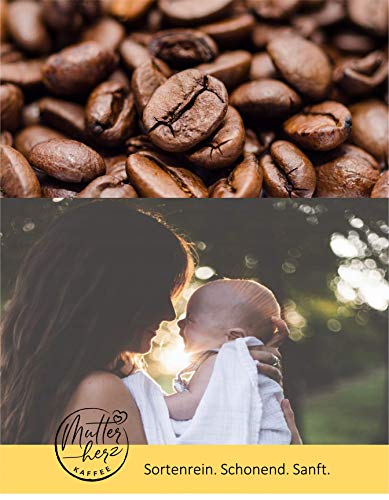 Mutterherz Kaffee - Bio-Röstkaffee - Ganze Bohne - 250 Gramm - schonend geröstet - CO2 entkoffeiniert - direkt gehandelt… – Bild 4