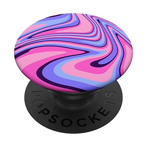 Retro Omnisexual Flag Rainbow Swirl PopSockets PopGrip: Swappable Grip for Phon…