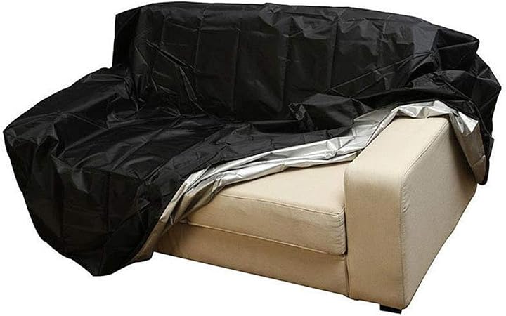 Amazon Com Catrp Tarps Patio Furniture Covers Garden Furniture Covers Patio Bench Sofa Set Cover Waterproof Outdoor Protection Cover Black Size 134x66x89cm Garden Outdoor