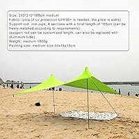 Xishuai Carpa Playa Con Ancla De Arena 2 1m X 2 1m Para Ninos Bebe Familia Vacaciones Uv Protection Portatil Refugio Playa 100 Lycra Upf50 Acampada Y Senderismo Deportes Y Aire Libre Zuwagon Com