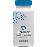 Neuroscience SeroTrex - Mood Support & Stress Relief Supplement with GABA L-Theanine + 5-HTP - Chewable Calm Aid Tablets for Calm Rest & Relaxation (60 ct)