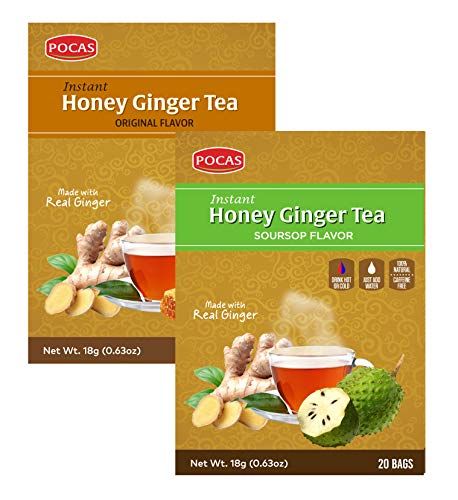 Pocas Instant Honey Ginger Tea Original