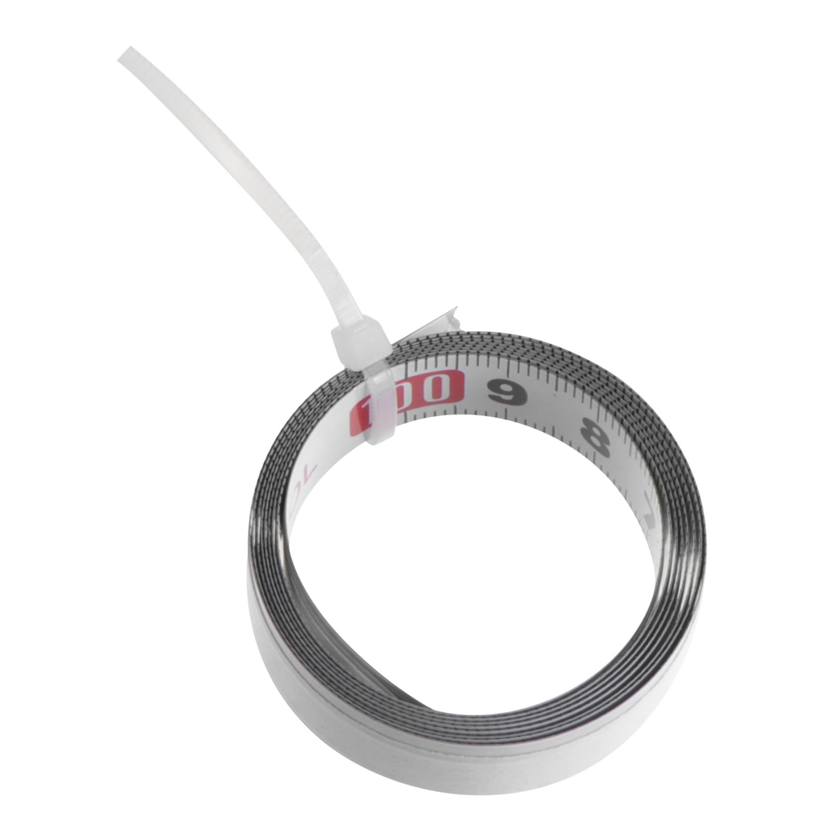 iplusmile 1m Self Adhesive Steel Tape,Metric Scale Miter Track Tape Saw Steel Ruler for Measuring Woodworking (Right to Left)