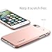 Spigen Thin Fit Designed for iPhone SE 2022 Case/iPhone SE 3 Case 2022 / iPhone SE 2020 Case/iPhone 8 Case/iPhone 7 Case - Rose Gold