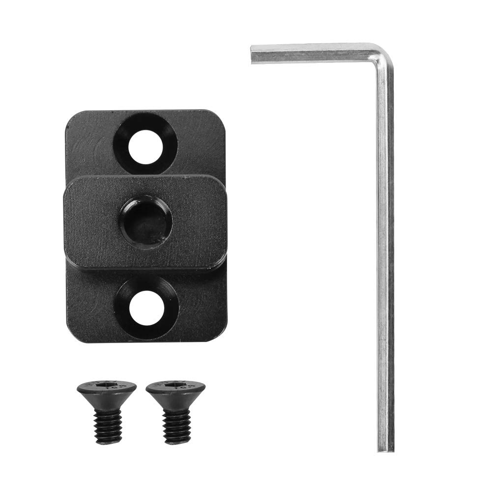 Extension Panel Extension Plate 1/4 Inch Screw External Monitor Mount for DJI RONIN S Gimbal Cold Shoe Mount Adapter Bracket for Camera Cage Flash LED