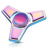Fidget Spinner Toy, ATESSON Ultra Durable Stainless Steel Bearing High Speed Up 2-4 Min Spins Precision Colorful Metal Hand spinner EDC ADHD Focus Anxiety Stress Relief Boredom Killing Time Toys