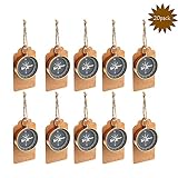 Aytai Travel Themed Party Favors for Guests,20pcs Compass Gifts + 20pcs Tags,Wedding Souvenirs Birthday Bridal Shower Anniversary Decoration Gift