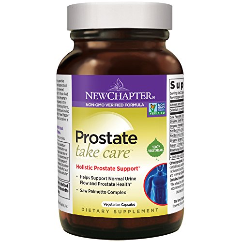 New Chapter Prostate Supplement - Prostate Take Care with Saw Palmetto + Selenium for Prostate Health - 60 ct Vegetarian Capsule