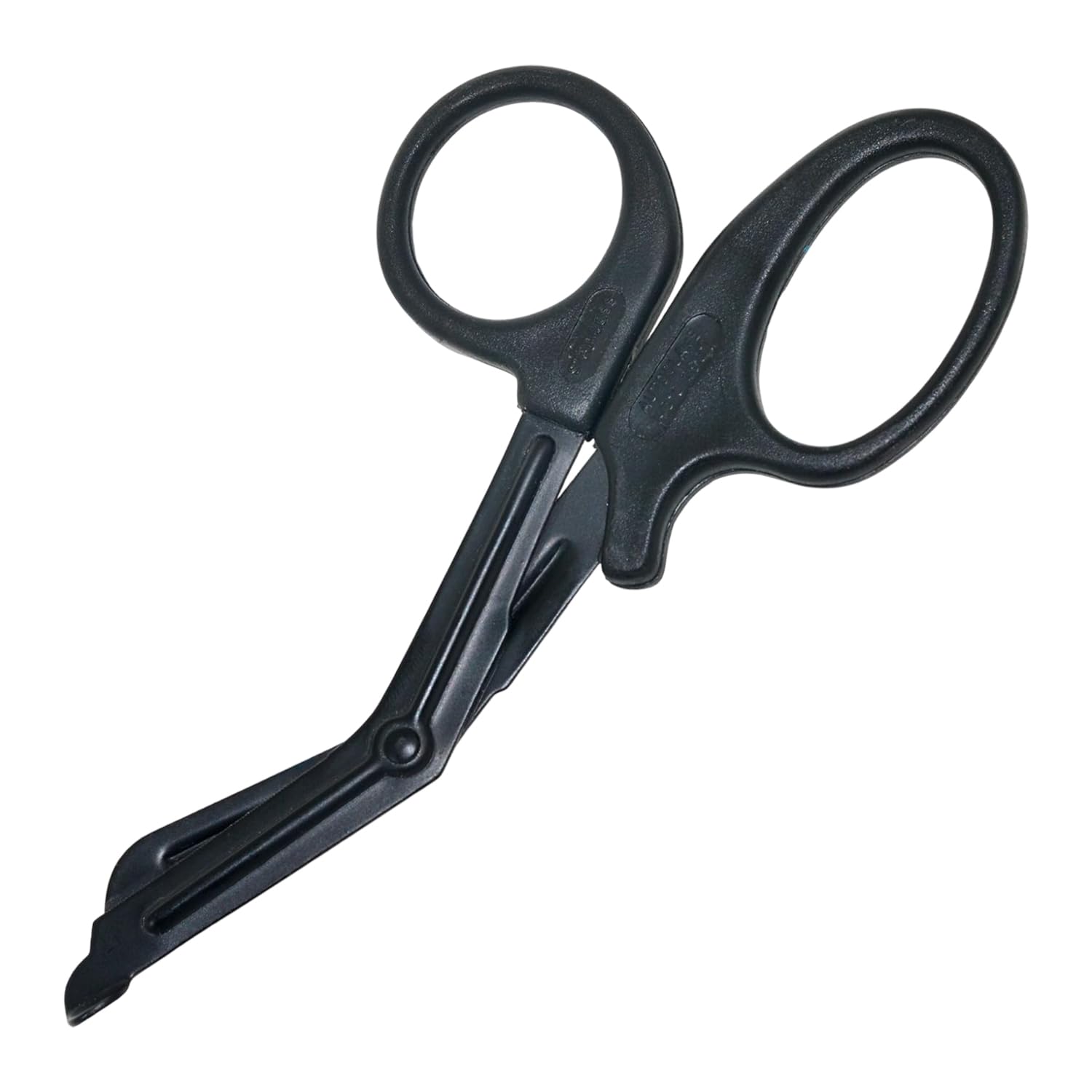 YNR Medical Bandage Scissors – Trauma Shears, Medical Scissors for Nurses, Doctors, First Aid, EMT, Paramedic, Fire Rescue, Vet & Surgical Use, Full Black | (5.5")