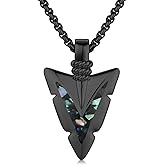 YYmqmq Arrowhead Necklace 925 Sterling Silver Arrow Pendant Necklace Jewelry Gifts for Men Women