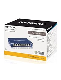 Conmutador Netgear ProSafe GS108 Ethernet   8 x 10 100   1000Base T