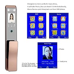 Smart 3D Face Recognition Door Lock Built in